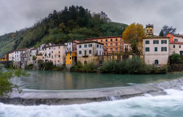 Panorama della valle di Bagni di Lucca