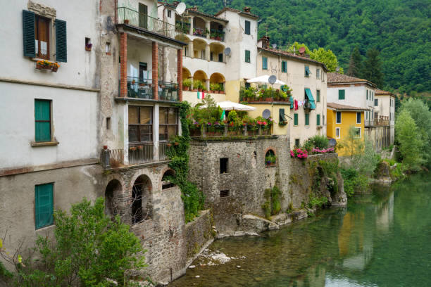 Fiume Lima a Bagni di Lucca